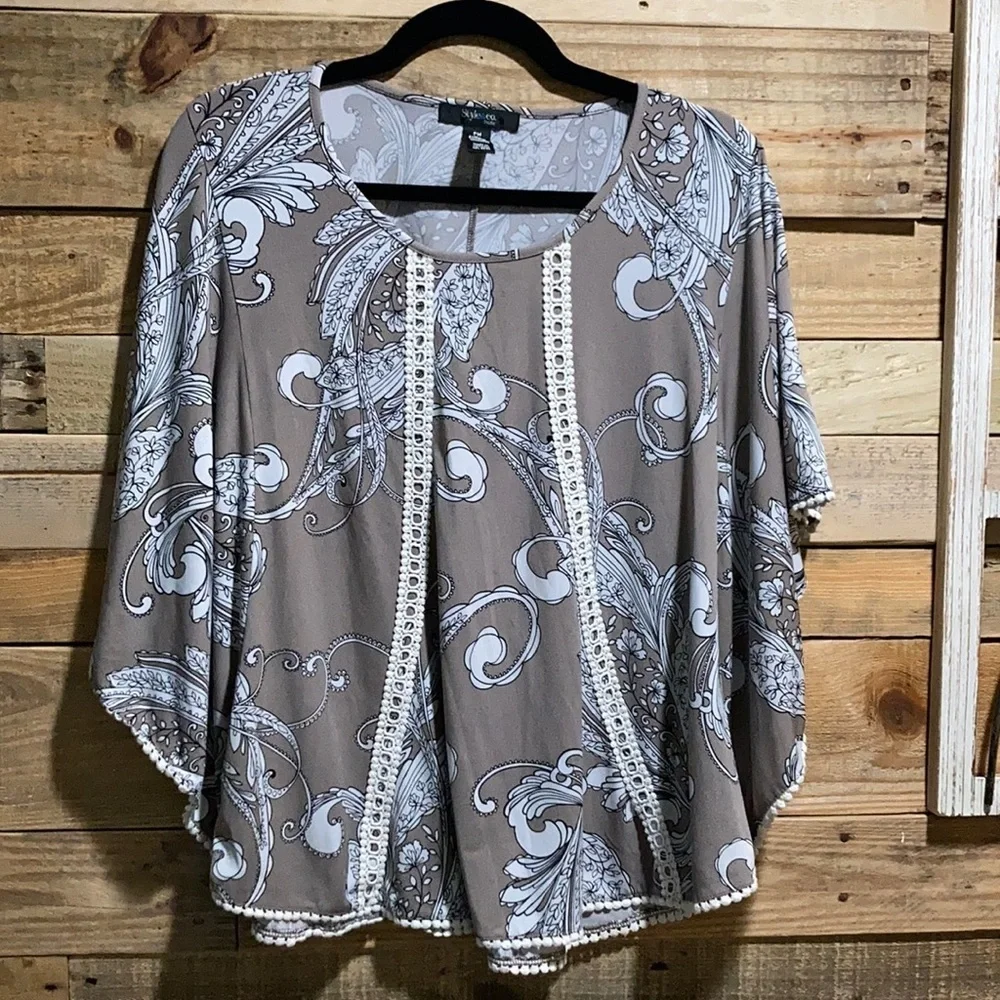 Style&Co Blouse size PM. J - Picture 1 of 11